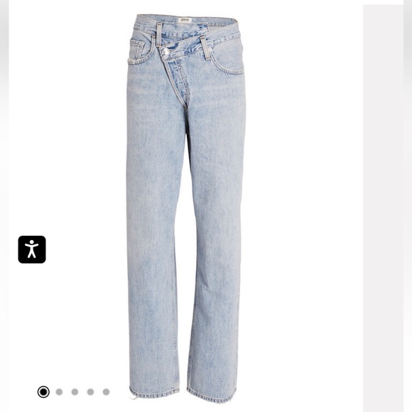 AGOLDE Criss Cross Upsized Jeans in Denim. Women’s size 31 - Picture 2 of 13